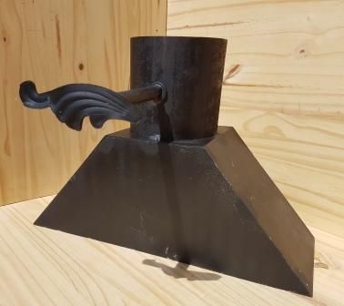 Chimenea para horno de barro